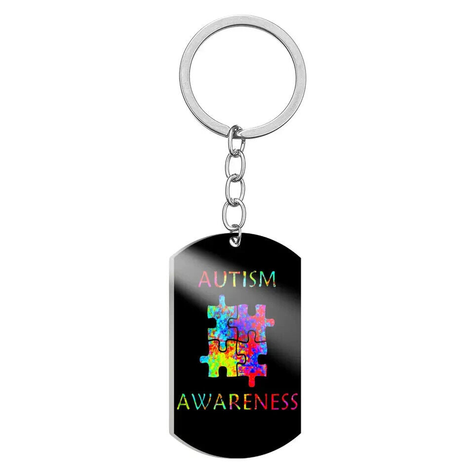 Keyring - Autism Awareness - Printed 1 Side