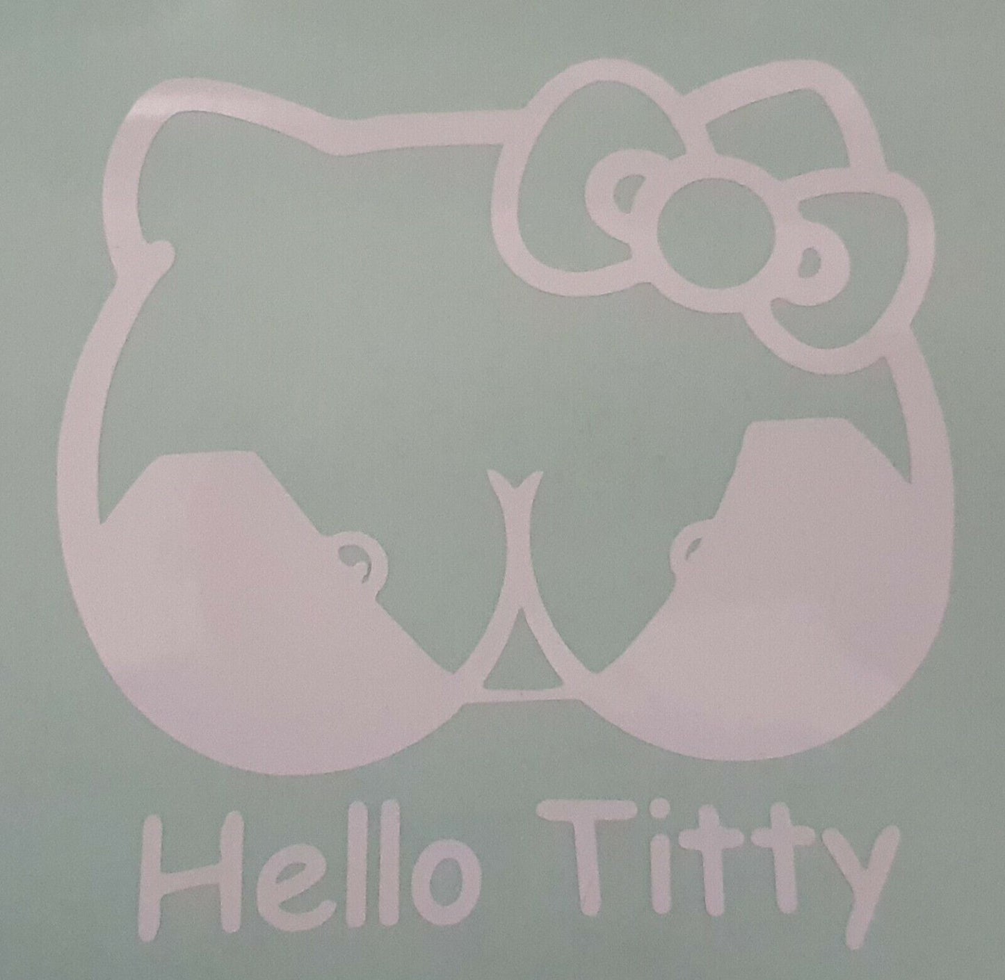 Hello Titty 100mm x 100mm