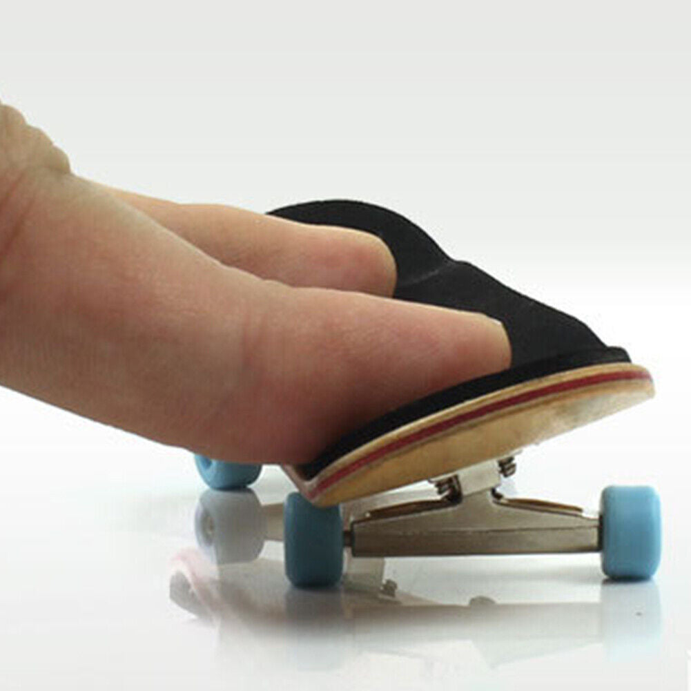 1x Wooden Deck Maple Fingerboard Skateboard Teck Deck Kids Gift Wood Set