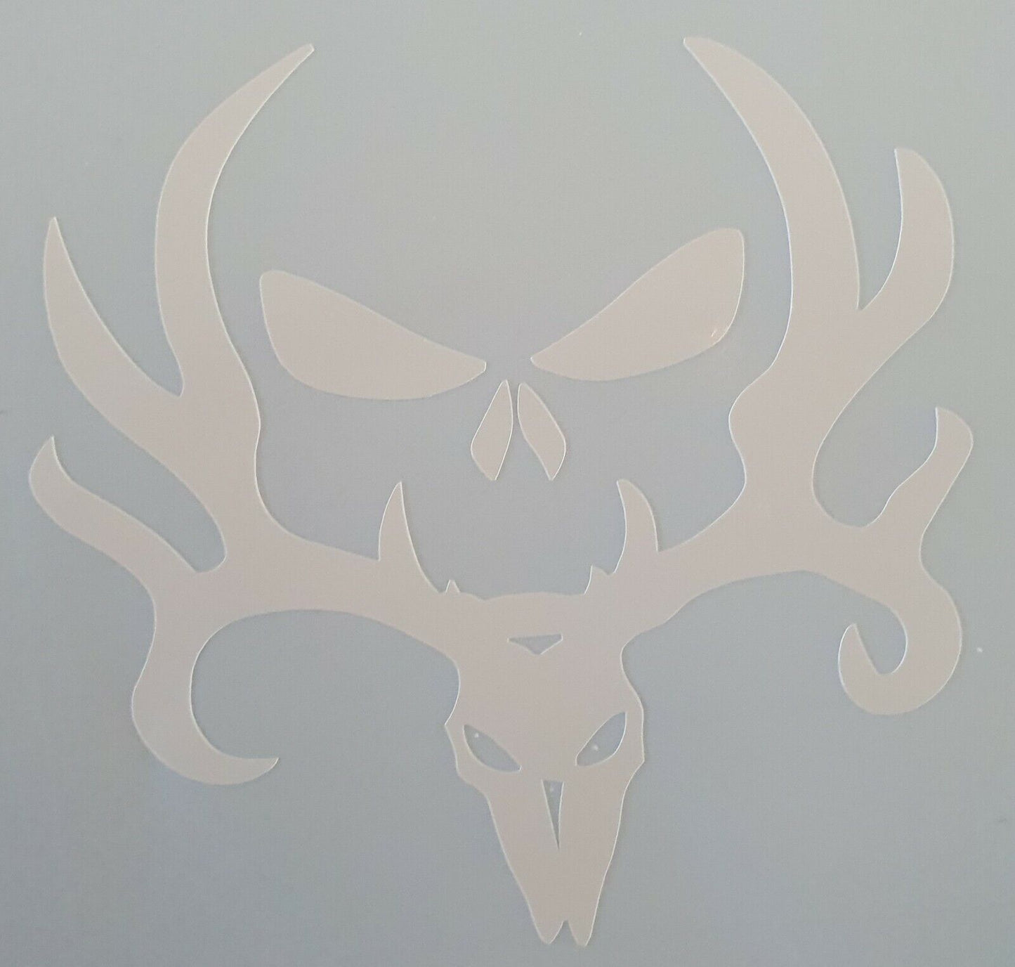 Bone Collector Buck Antlers Skull 100mm x 100mm