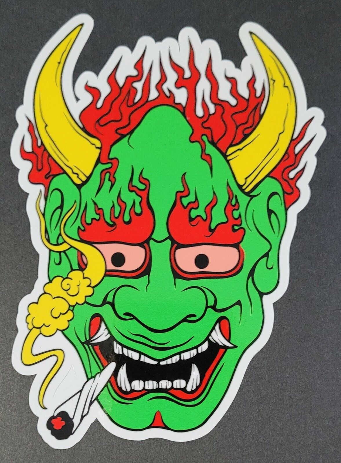 Weed-Demon 10cm x 14cm Vinyl Sticker / decal Windows Automotive Marine.