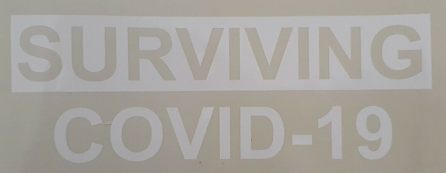 (B) SURVIVING C#VID-19 80MM X 220MM