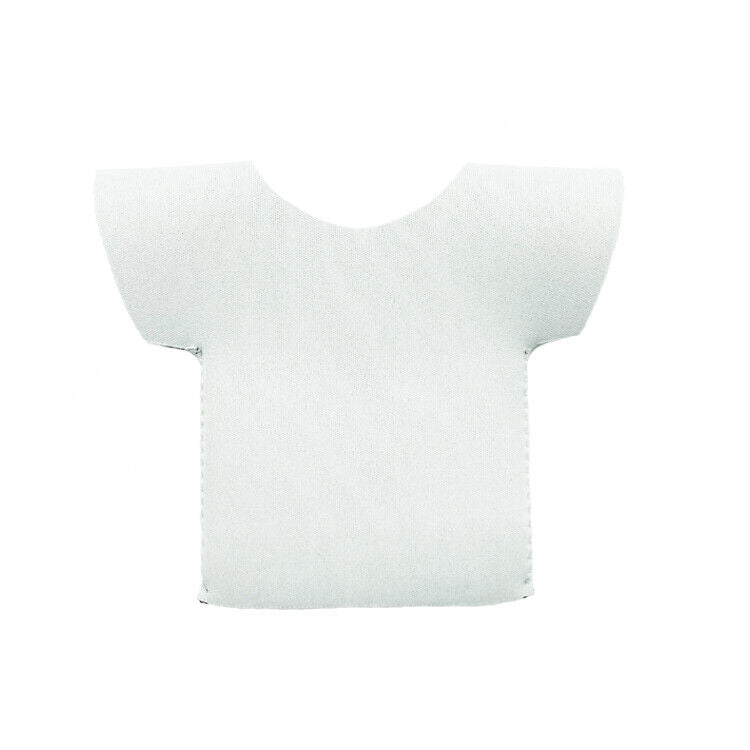 10x T-Shirt Shaped White Sublimation Foldable Neoprene Can Cooler Beer Sleeve