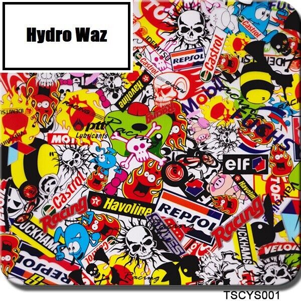HYDROGRAPHIC WATER TRANSFER Hydro Dipping Dip Print Film Sheet DIY 50CM X 100CM
