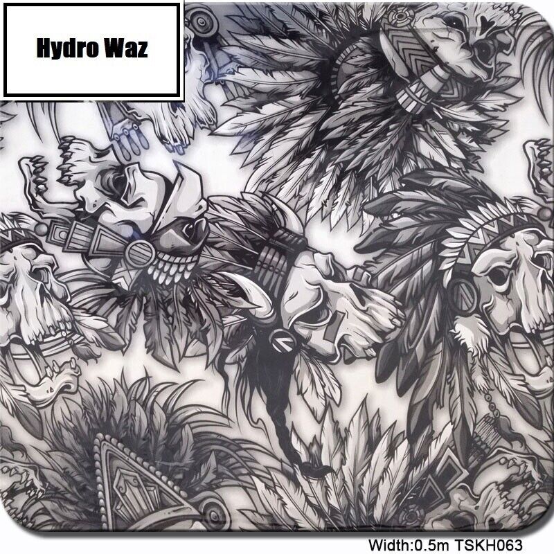 HYDROGRAPHIC WATER TRANSFER Hydro Dipping Dip Print Film Sheet DIY 50cm x 200cm