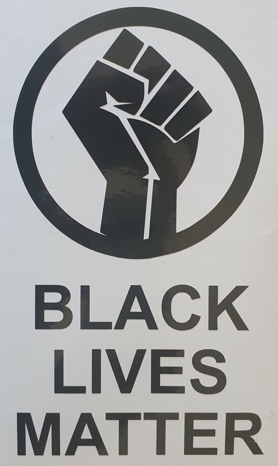 BLACK LIVES MATTER(A) 310MM X 176MM