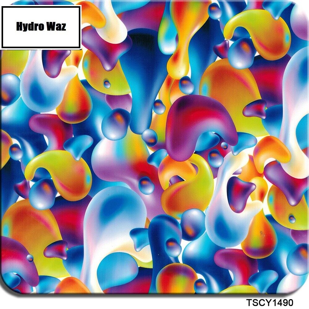 HYDROGRAPHIC WATER TRANSFER Hydro Dipping Dip Print Film Sheet DIY 50CM X 100CM