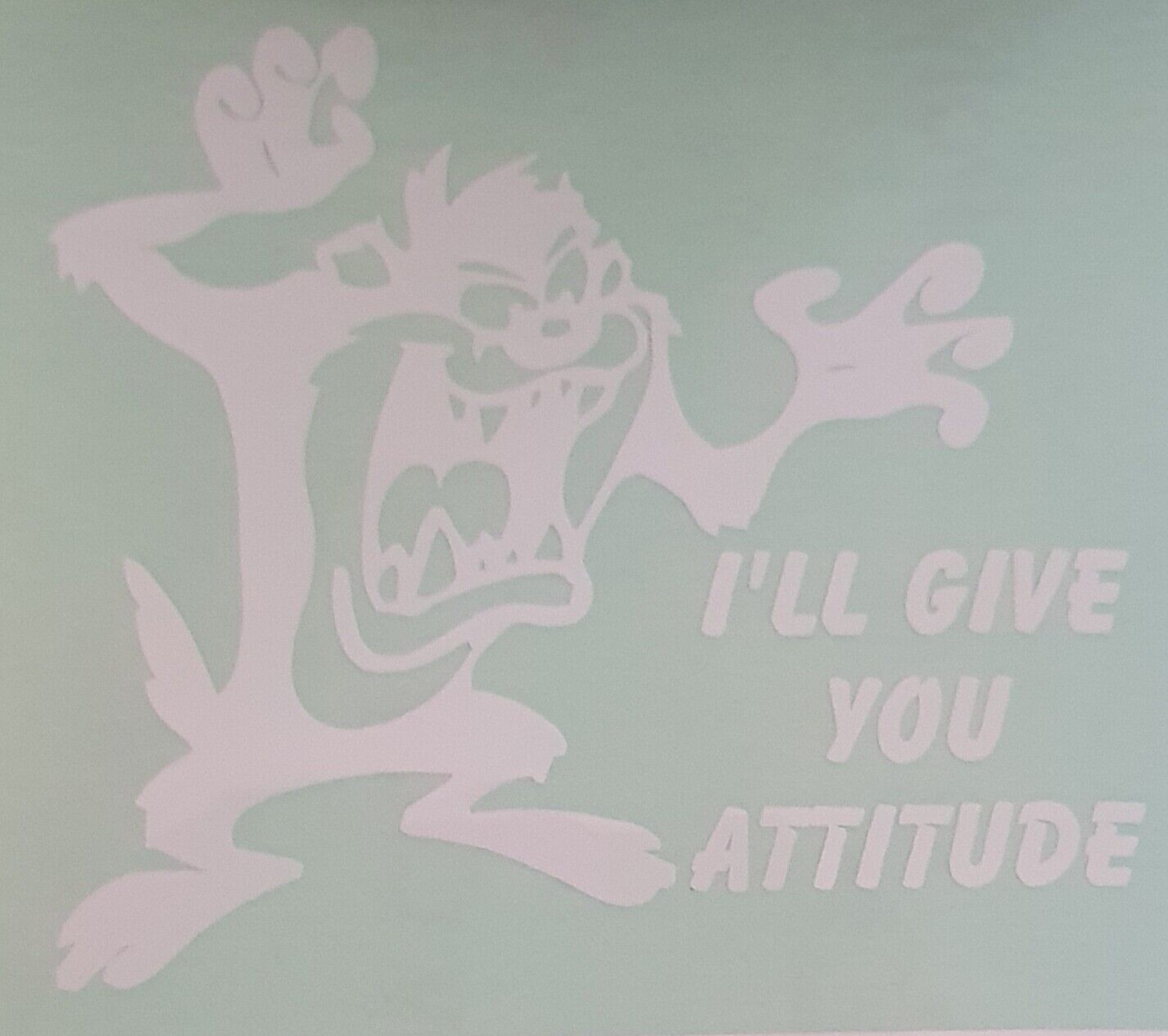 Tas Devil With Saying 100mm x 110mm