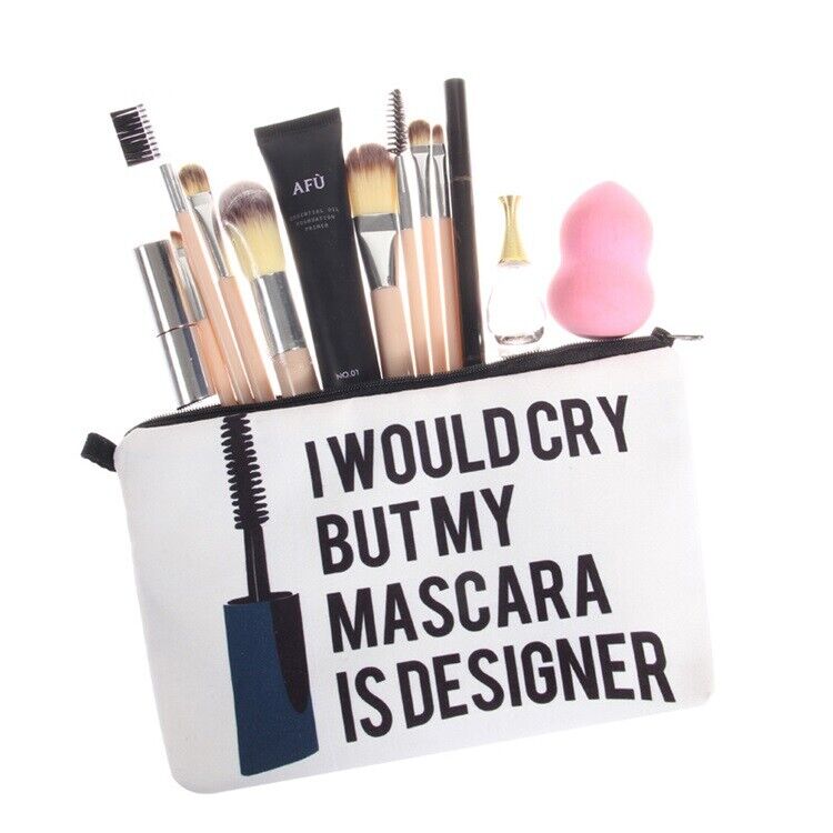 Lady Zipper Polyester Makeup Bag