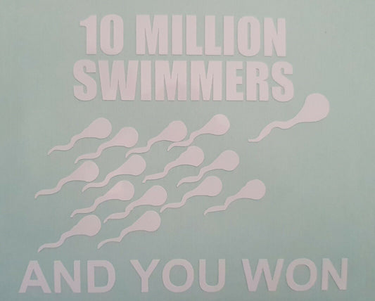 10 Million Swimmers 95mm x 113mm