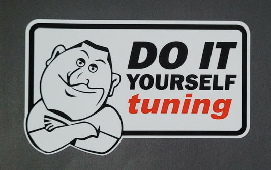 Do It Yourself Tuning 10cm x 16cm Vinyl Sticker/decal Windows Automotive Marine