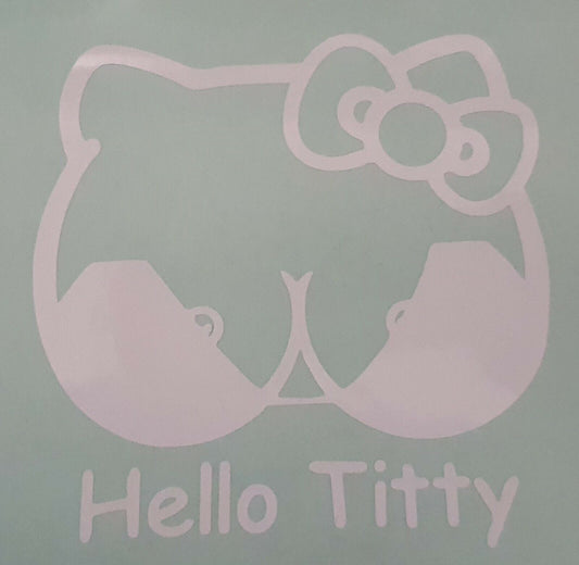 Hello Titty 100mm x 100mm