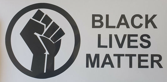 BLACK LIVES MATTER(B) 310MM X 148MM