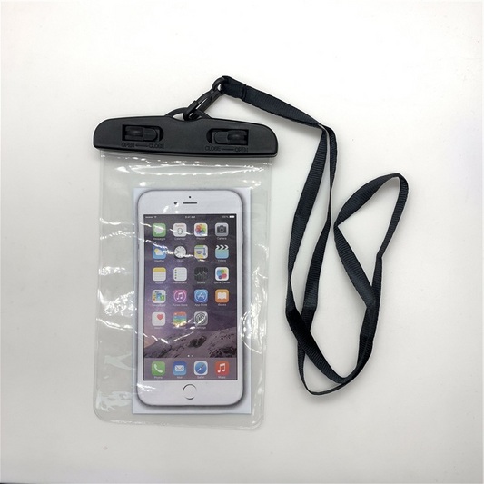 Black Waterproof Pvc Phone Bag Underwater Pouch Dry Case For iPhone Samsung IPX8