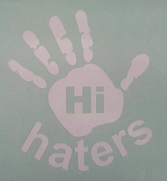 Hi Haters 100mm x 90mm