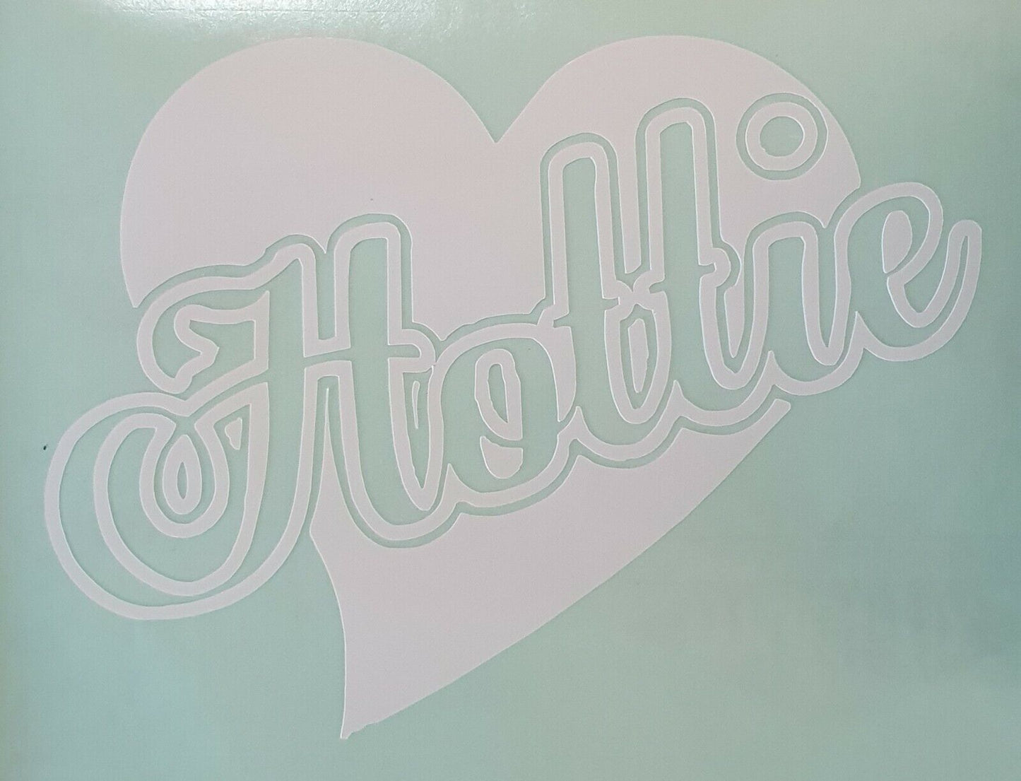 Hottie Love Heart 100mm x 135mm