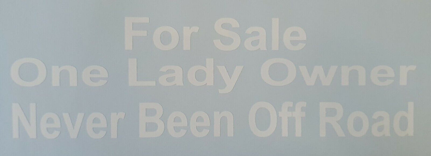 for sale lady owner 65mm x 220mm