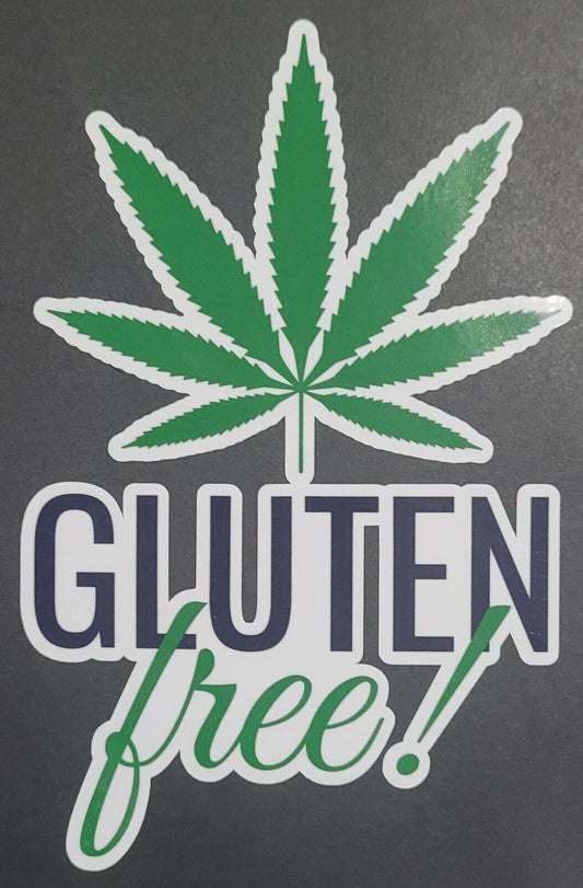 Gluten-free 10cm x 15cm Vinyl Sticker / decal Windows Automotive Marine.