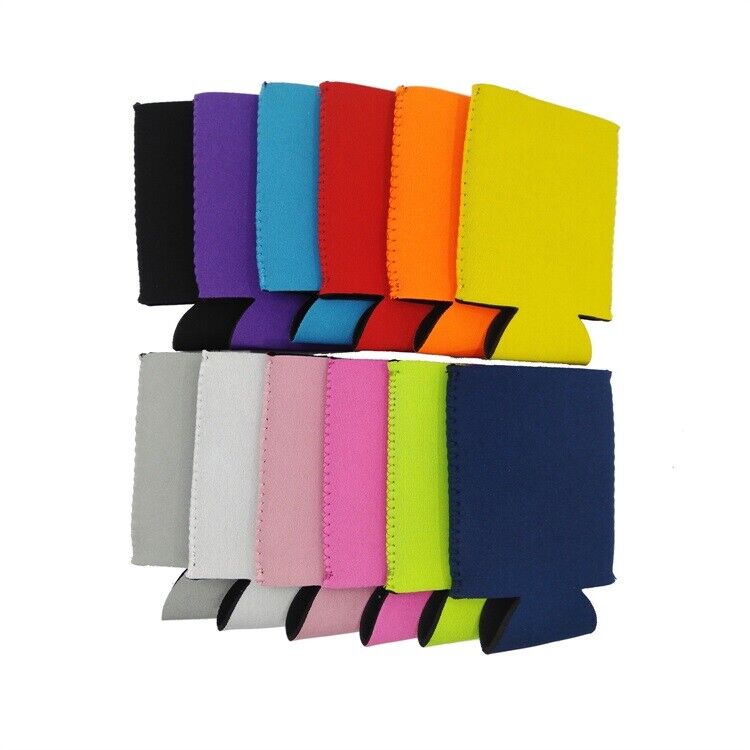 8x Foldable Blank Can Stubby Cooler Holder Cooler Sublimation ink Heat Transfer